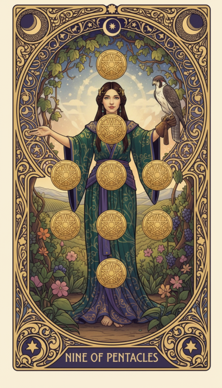 Nine of Pentacles